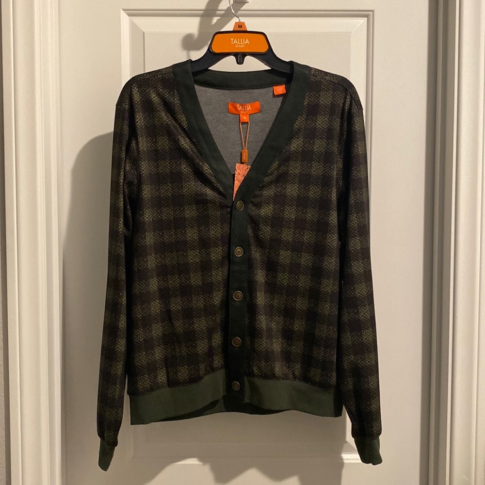 TALLIA Checkered Cardigan NWT